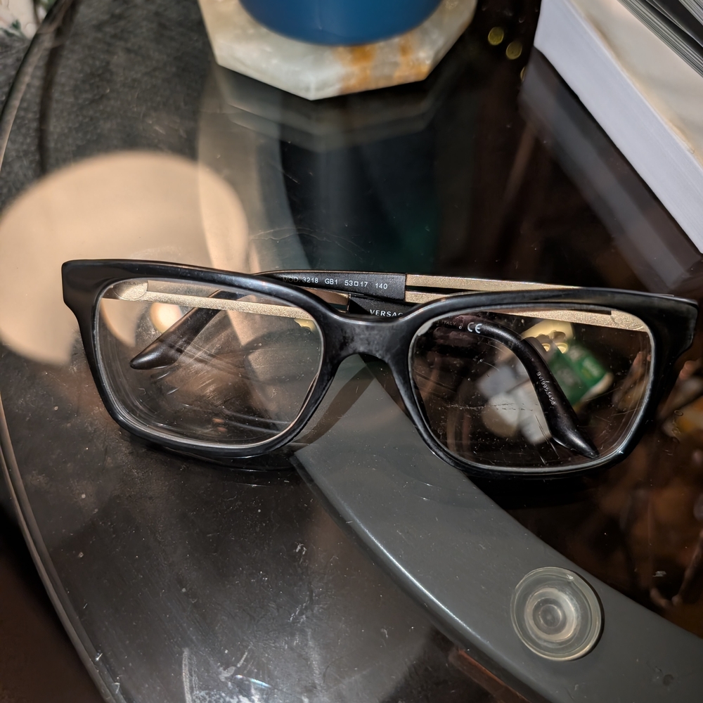 Versace Black Eyeglasses